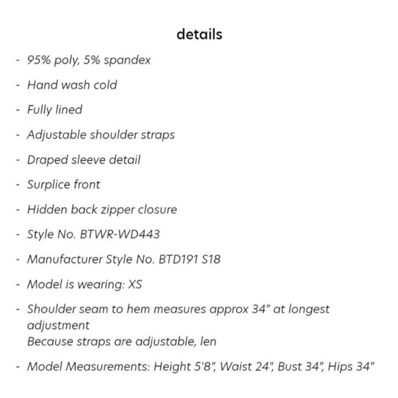 Superdown Brenda Draped Dress Peach Small - Picture 9 of 10